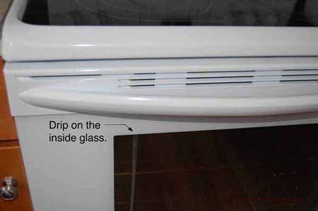 frigidaire gas oven clean between glass